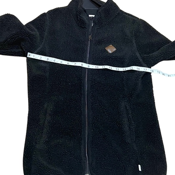 Burton Sherpa Fleece‎ Jacket | Women’s M | Cozy Black Zip-Up Fall Layer - Picture 3 of 11